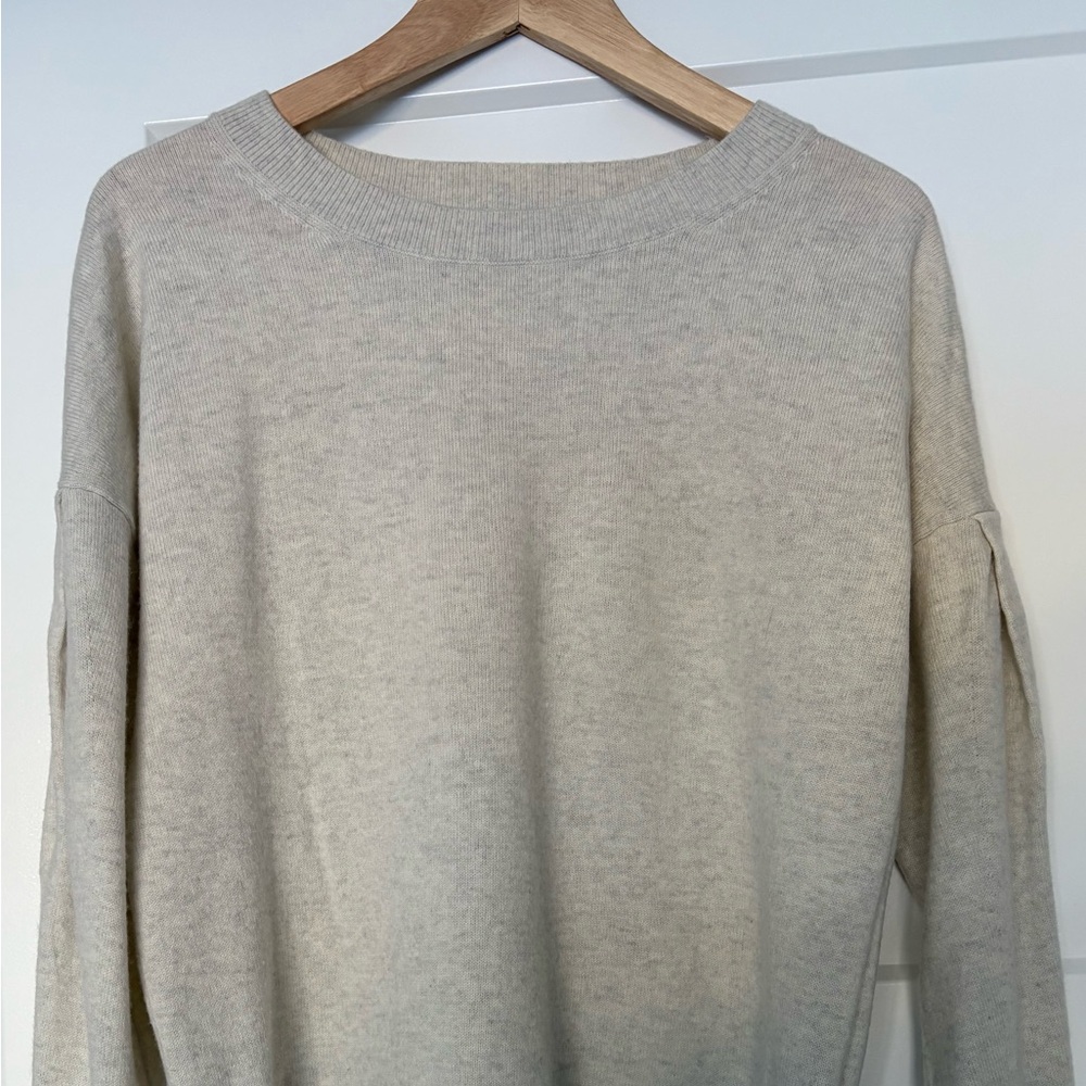 Banana Republic Women’s Sweater Grey Soft Merino Cashmere Wool Long Sleeve US S
